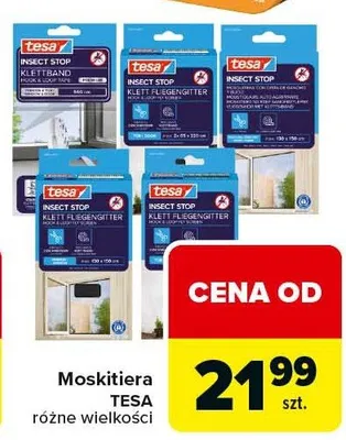 Moskitiera Tesa różne wielkości promocja w Carrefour