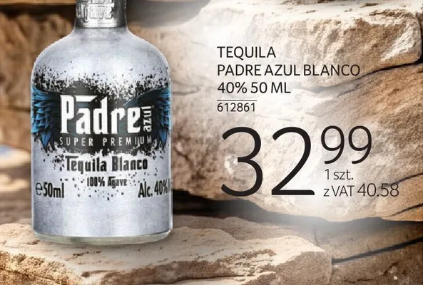 Tequila Padre Azul Blanco 40% promocja w Selgros