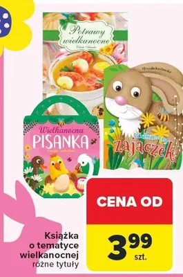Książka o tematyce wielkanocnej różne tytuły promocja w Carrefour