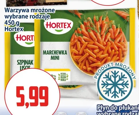 Warzywa mrożone szpinak liście Hortex promocja w Kupiec