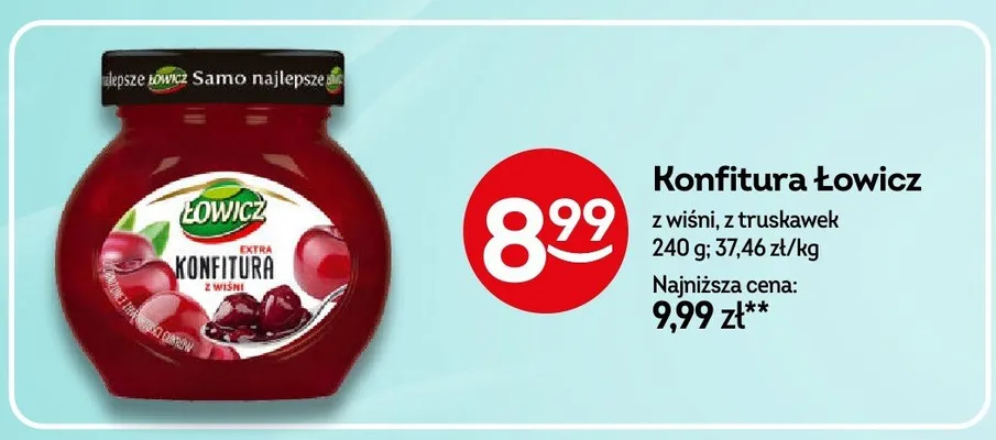 Konfitura Łowicz promocja w Żabka
