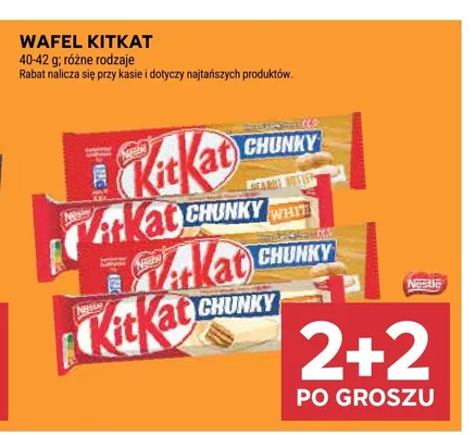 Wafel KitKat promocja w Stokrotka