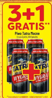 Piwo Tatra Mocne promocja w POLOmarket