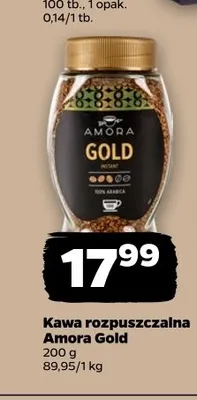 Kawa rozpuszczalna Amora Gold promocja w Netto