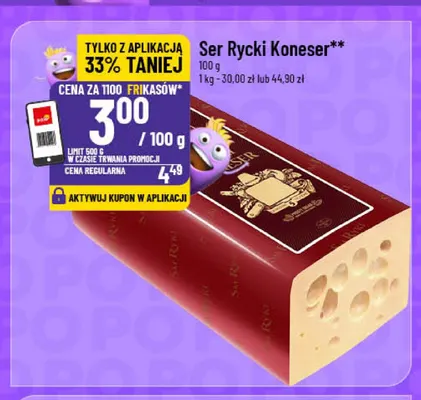 Ser Rycki Koneser promocja w POLOmarket