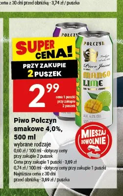 Piwo Połczyn Mango Lime promocja w Twój Market