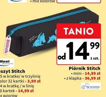 Piórnik mini Stitch promocja w Intermarche