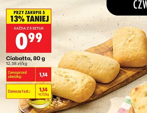 Ciabatta promocja w Biedronka