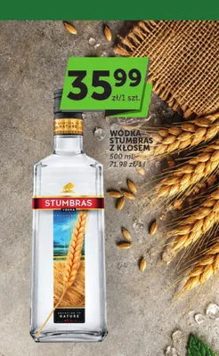 Wódka Stumbras z kłosem promocja w ABC