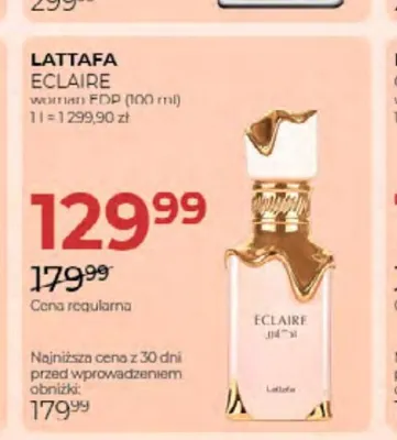 Woda perfumowana damska Lattafa Eclaire promocja w Drogerie Jawa