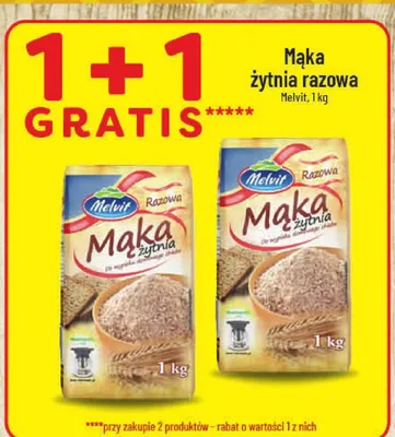Mąka żytnia razowa promocja w POLOmarket