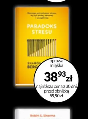 Książka Paradoks stresu Sharon Bergquist promocja w Empik