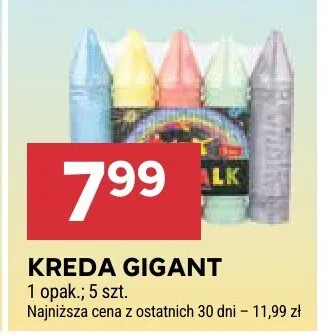 Kreda gigant promocja w Stokrotka