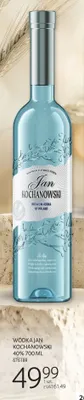 Wódka Jan Kochanowski 40% promocja w Selgros