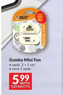 Gumka BIC Mini Fun promocja w Makro