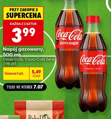 Napój gazowany Coca-Cola promocja w Biedronka
