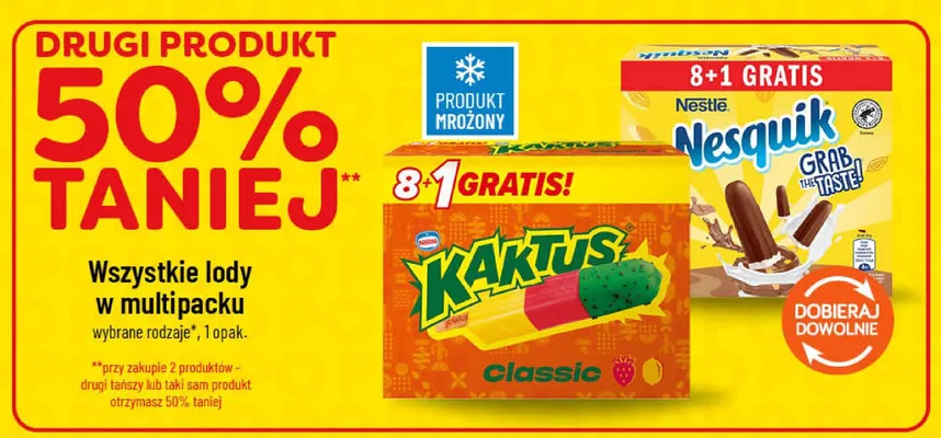 Lody Nesquik Grab the Taste 9-pak promocja w POLOmarket