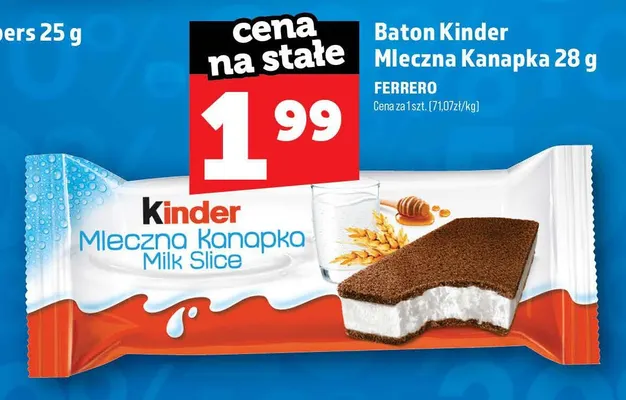 Baton Kinder Mleczna Kanapka promocja w TOPAZ