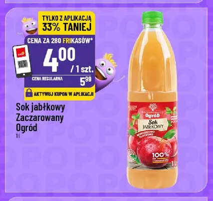 Sok jabłkowy Zaczarowany Ogród promocja w POLOmarket