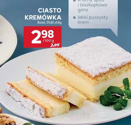 Ciasto kremówka promocja w Stokrotka