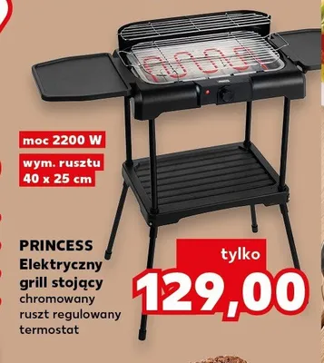 Elektryczny grill stojący Princess promocja w Kaufland