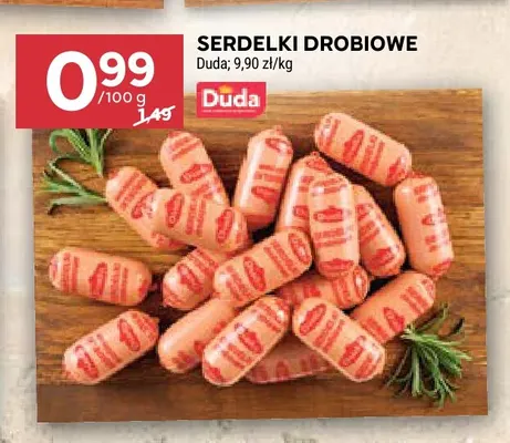 Serdelki drobiowe Duda promocja w Stokrotka