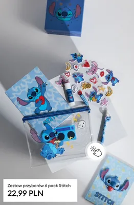Zestaw przyborów Stitch 6-pak promocja w Sinsay