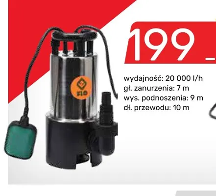Pompa zanurzeniowa Flo promocja w Bricomarche