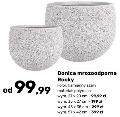 Donica mrozoodporna Rocky promocja w Bricomarche