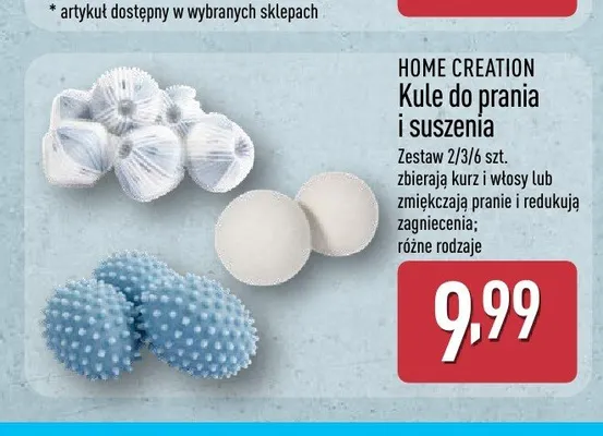 Kule do prania i suszenia Home Creation promocja w Aldi