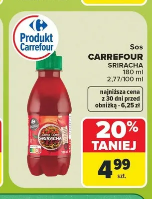 Sos Carrefour Sriracha promocja w Carrefour