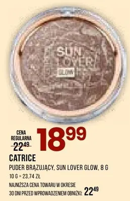Puder brązujący Sun Lover Glow promocja w Drogerie Natura