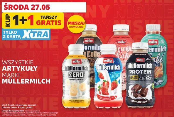 Artykuły Müllermilch promocja w Kaufland