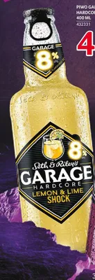 Piwo Garage Hardcore 8% 400ml Lemon & Lime Shock promocja w Selgros