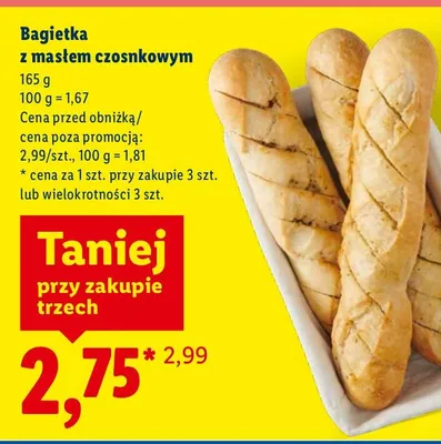 Bagietka promocja w Lidl