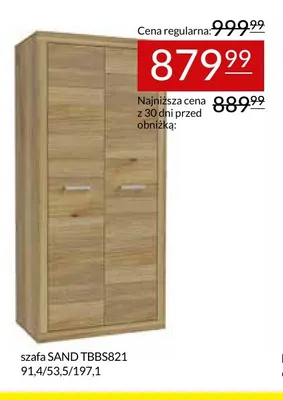 Szafa Sand TBBS821 promocja w Abra Meble