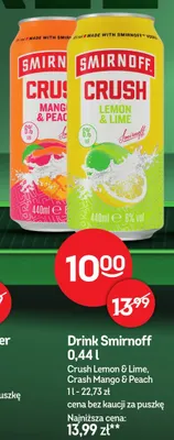 Drink Smirnoff Crush Mango & Peach promocja w Żabka