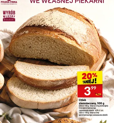 Chleb ziemniaczany Białecki promocja w Twój Market