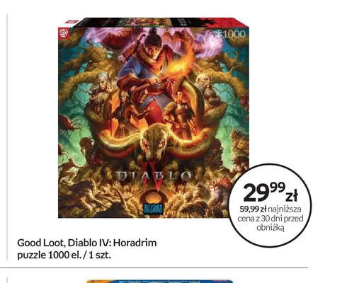Puzzle Good Loot Diablo IV: Horadrim 1000 el. promocja w Empik