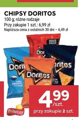 Chipsy Doritos Hot Corn promocja w Stokrotka