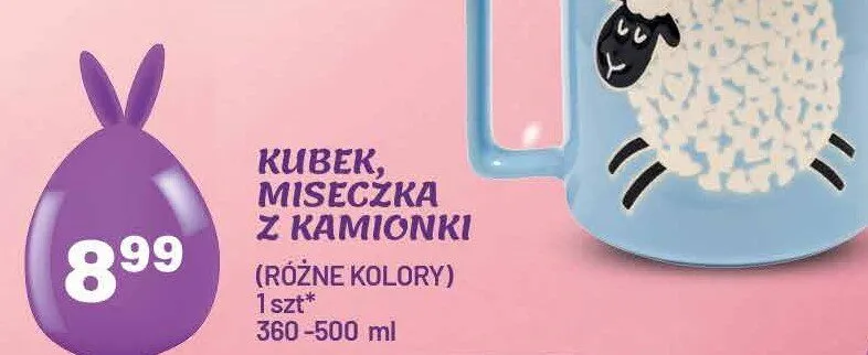 Kubek, miseczka z kamionki różne kolory promocja w Arhelan