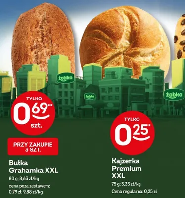 Bułka Grahamka XXL promocja w Żabka