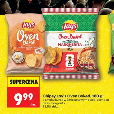 Chipsy Lay's Oven Baked promocja w Biedronka