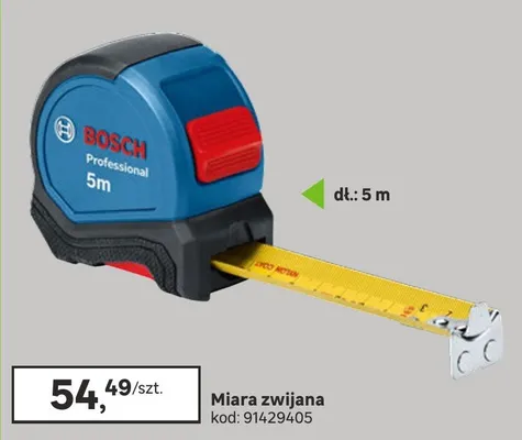 Miara zwijana 5m promocja w Leroy Merlin