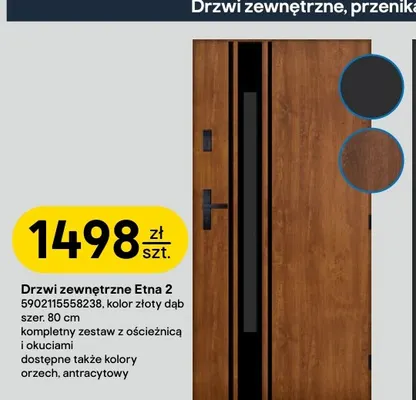 Drzwi zewnętrzne Etna 2 Pantor promocja w Castorama