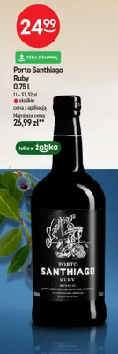 Porto słodkie Ruby 0,75l promocja w Żabka