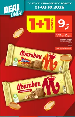 Czekolada Marabou Daim promocja w Dealz