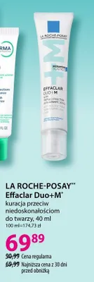Kuracja przeciw niedoskonałościom do twarzy La Roche-Posay Effaclar Duo+M promocja w Hebe