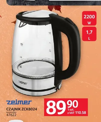 Czajnik ZCK8024 Zelmer promocja w Selgros