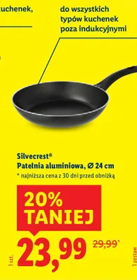 Patelnia aluminiowa Silvercrest Ø 24 cm promocja w Lidl